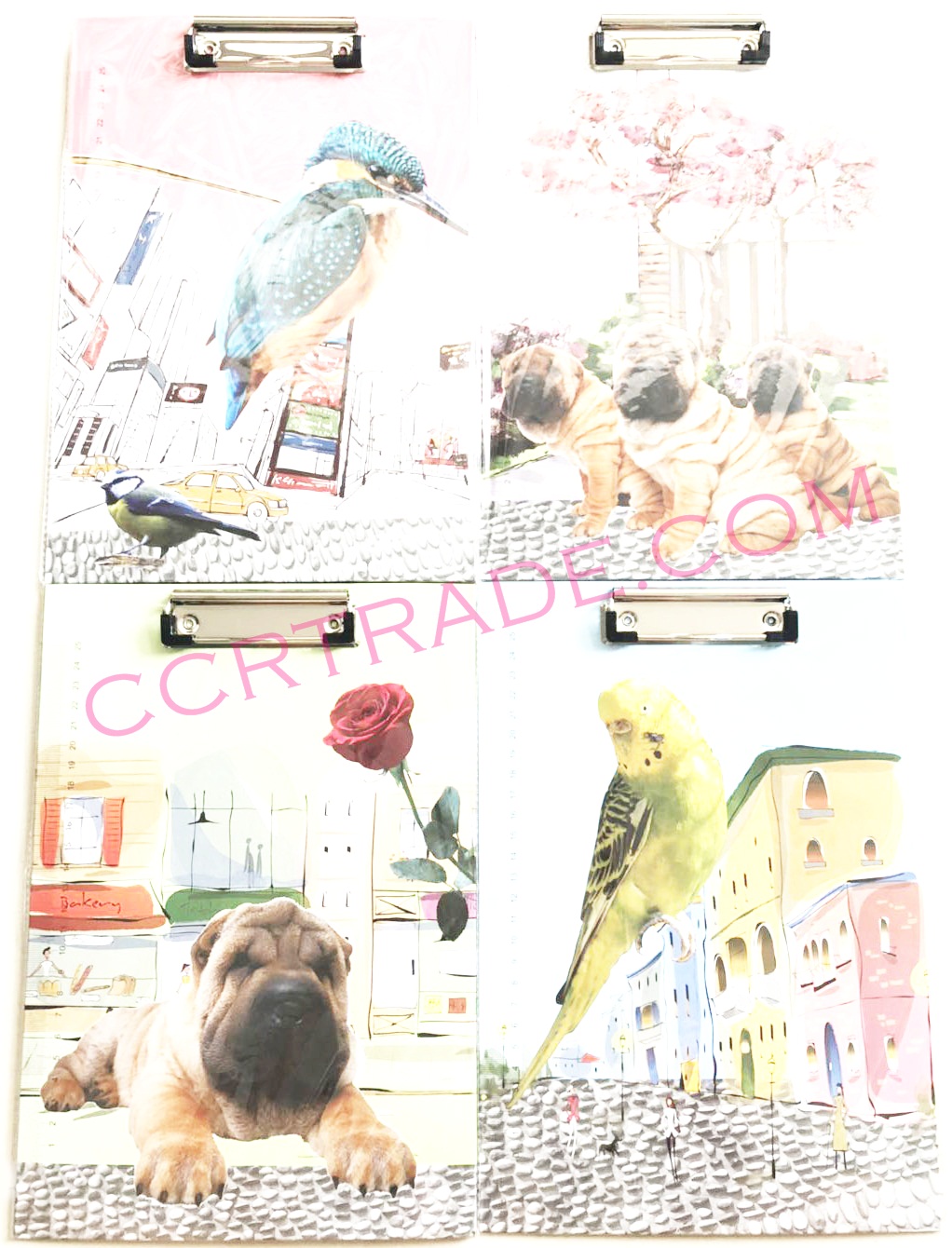 คลิปบอร์ดการ์ตูน A4 (ลายใหม่) 22x31.5 ซม.