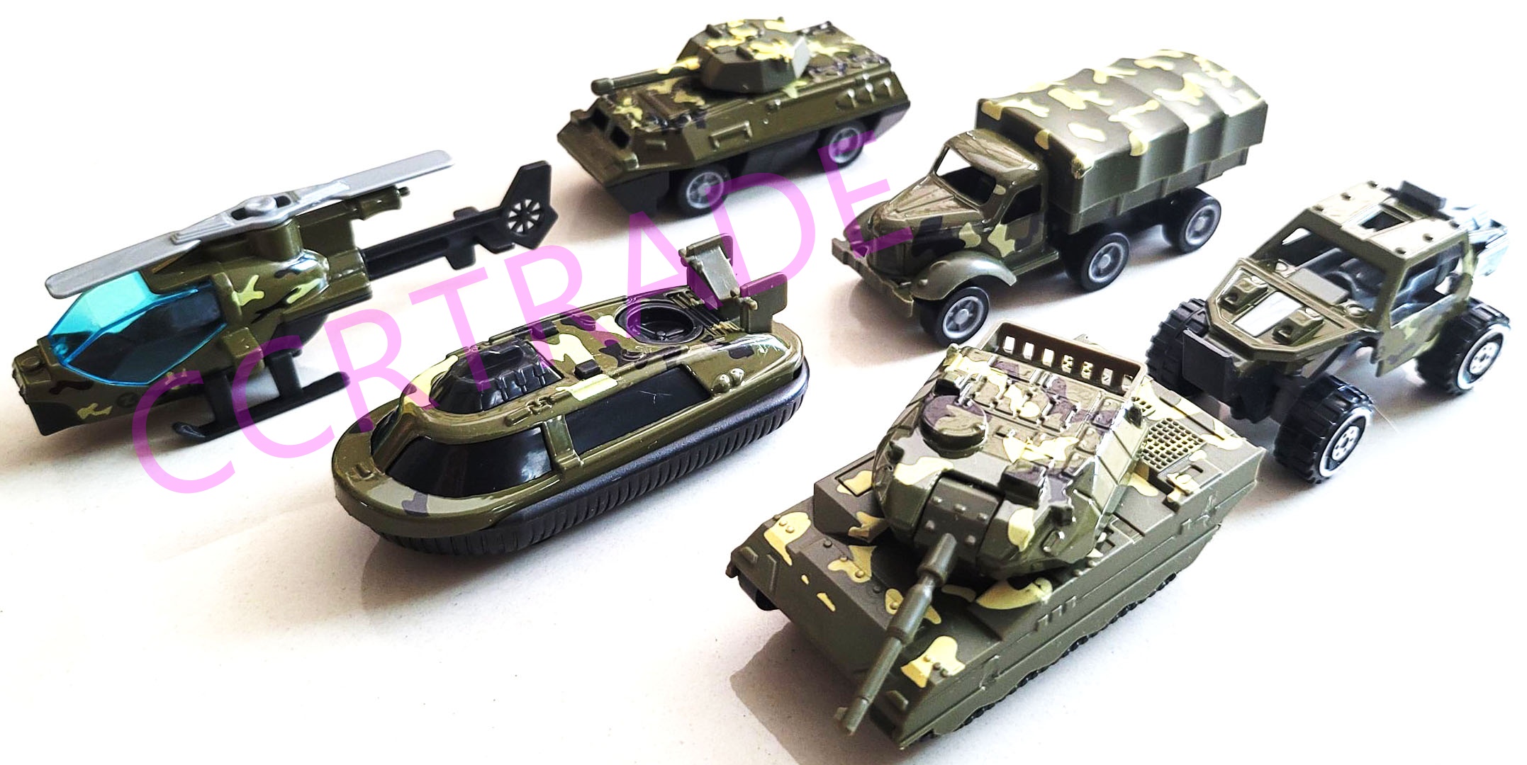 รถเหล็กโมเดลทหารกล่อง 23.5 ซม.