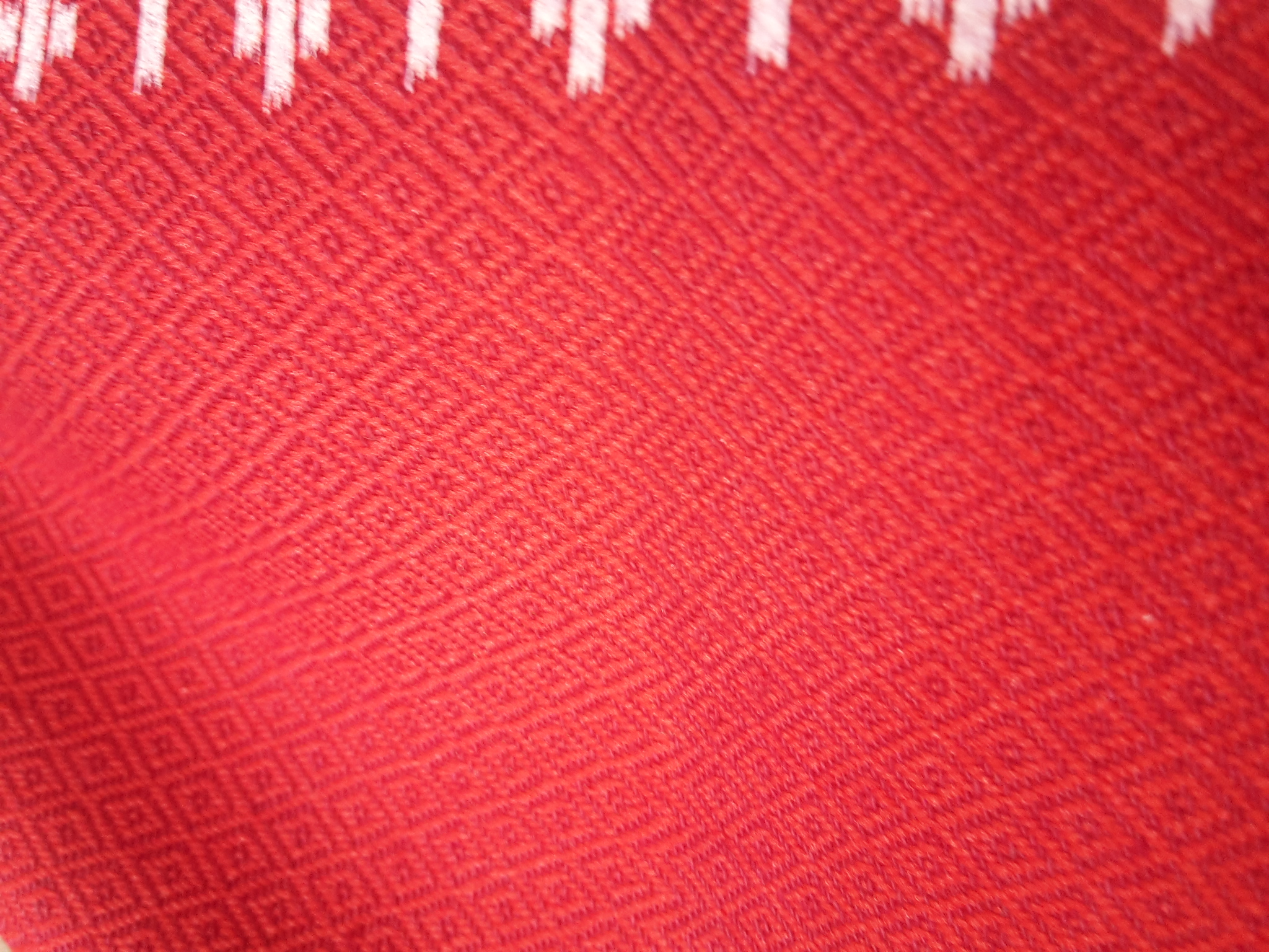 ผ้าซิ่นสำเร็จรูปผ้าซิ่นผ้าฝ้าย แบบป้ายแต่ง 3 จีบกระดุมกระลา ผ้าถุงสำเร็จรูปสีน้ำม่วงอมแดง ผ้ามัดหมี่ตีนแดงสำเร็จสำเร็จรูป