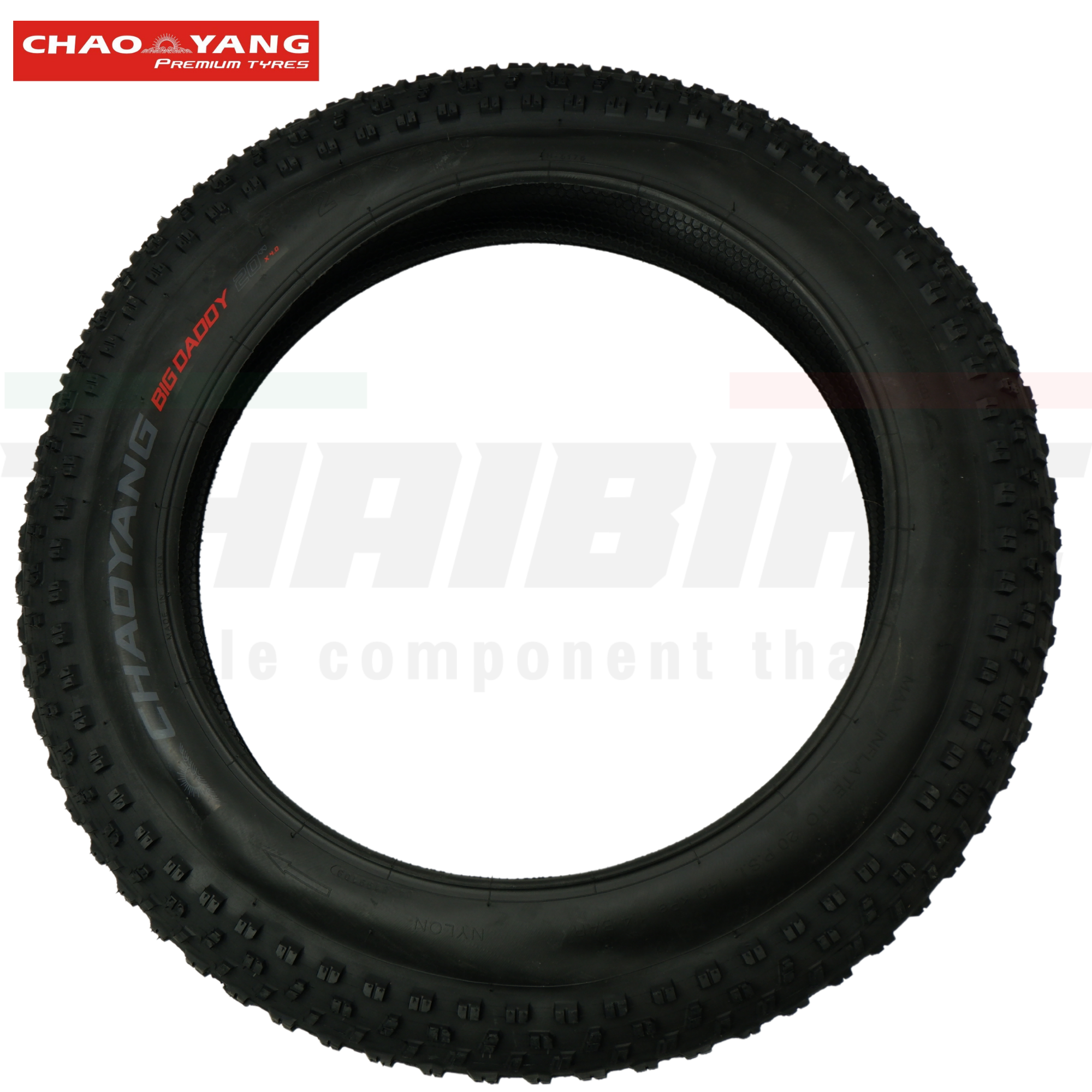 ยางนอกจักรยานขอบลวด ล้อโต ยางใน ARISUN CHAOYANG BIG DADDY ขนาด 26X4.0 20X4.0