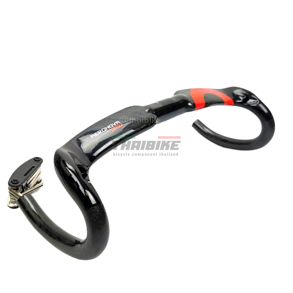 แฮนด์จักรยานเสือหมอบคาร์บอน THAIBIKE 31.8 AERONOVA 40 42