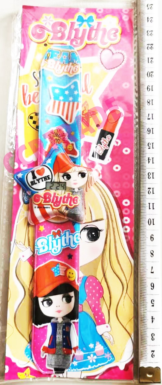 นาฬิกาสายรัดข้อมือบลายธ์แผง 25 ซม.(ลิขสิทธิ์แท้)(1x6)