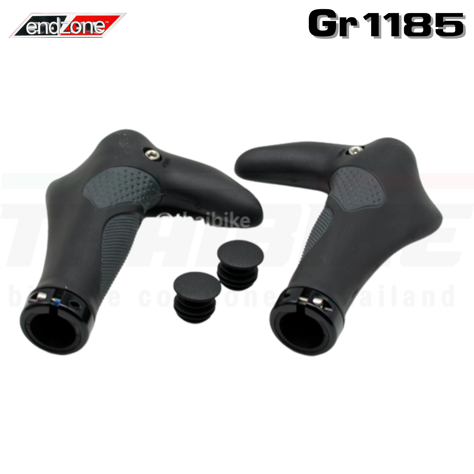 ปลอกแฮนด์พร้อมบาร์เอน ENDZONE ปลอกแฮนด์จักรยาน Gr1185