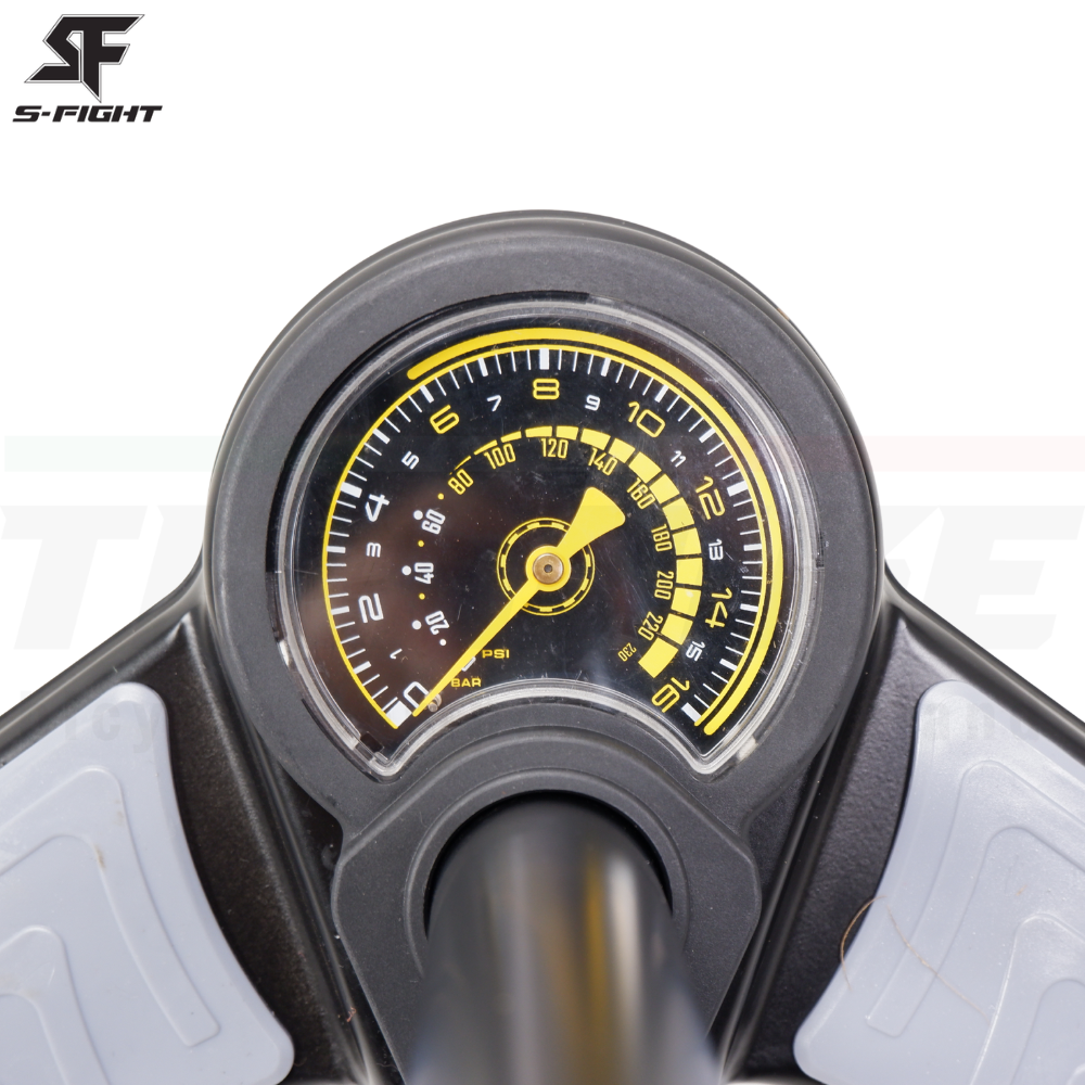 สูบจักรยานตั้งพื้น S-FIGHT รุ่น S445 อัดได้ถึง 160 PSI