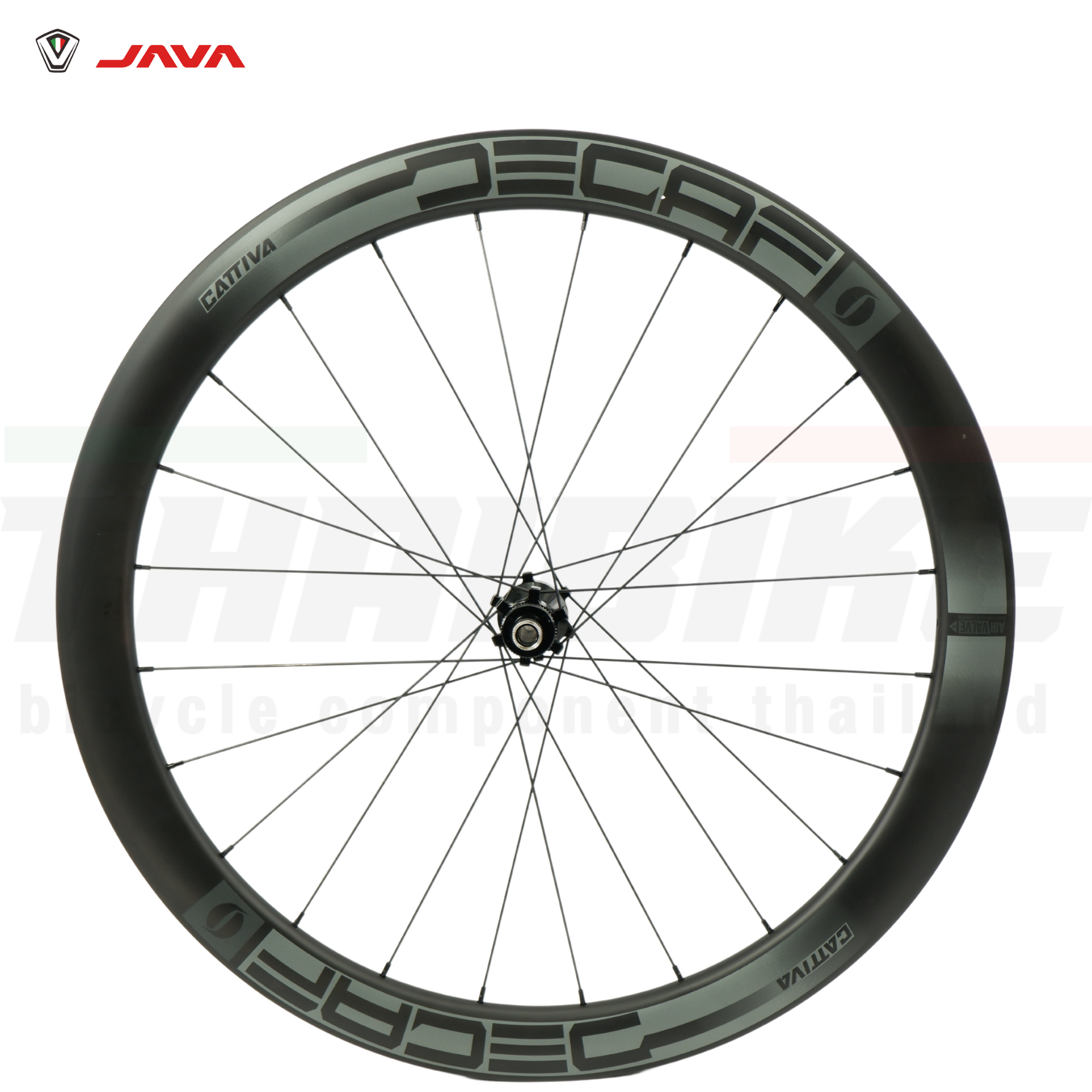 ล้อจักรยานคาร์บอนเสือหมอบแบบดิสเบรคยี่ห้อ JAVA Deca 50 AIR carbon ดุม ceramic