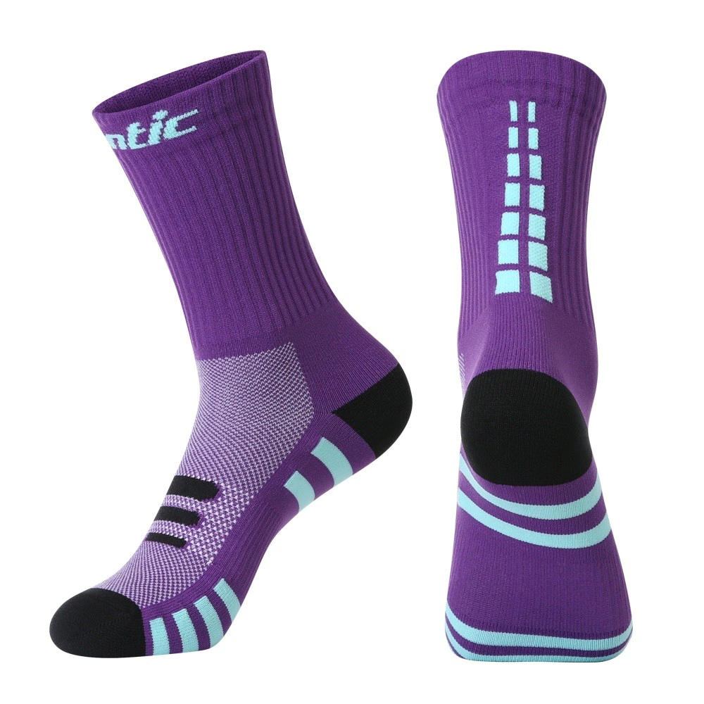 ถุงเท้าปั่นจักรยานเสือหมอบ เสือภูเขา SANTIC WM0P069 แบบยาวพิเศษ