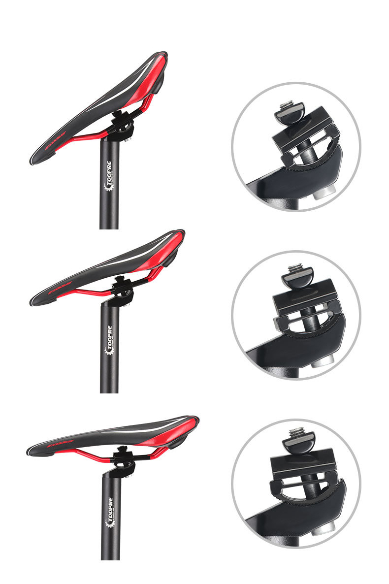 หลักอานจักรยานอลูมิเนียม เยืองหลัง TOOPRE ยาว 450 มม. 25.4 27.2 28.6 30.4 30.8 31.6 มม.