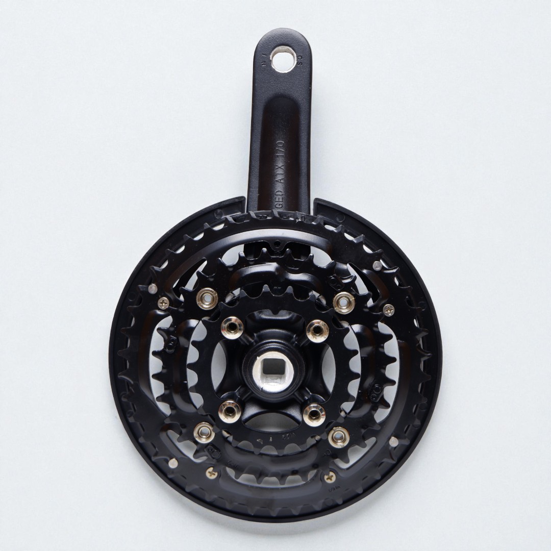 ชุดขาจานจักรยานเสือภูเขาพร้อมใบจาน PROWHEEL 48/38/28 42/34/24