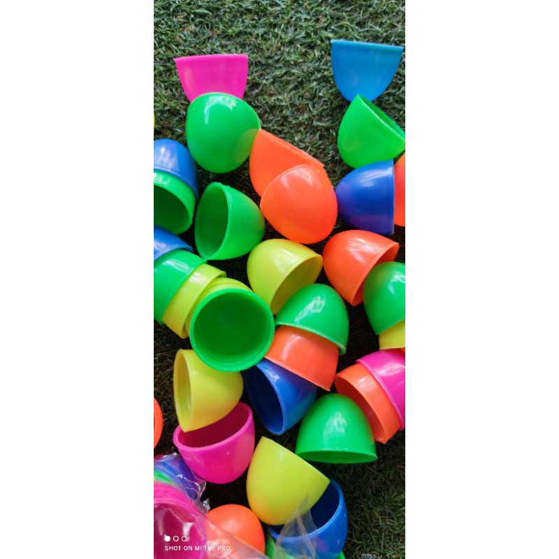 ไ่ข่ทอง ไข่เงินขนาดเท่าไข่ไก่ ไข่จับฉลาก พร้อมส่ง ไข่หลากสี