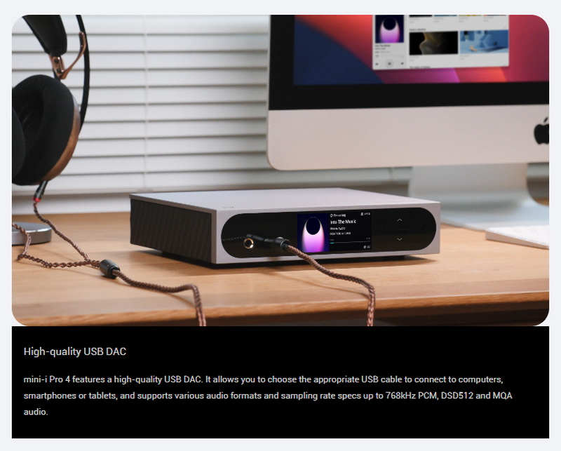 Matrix Audio Mini-i Pro 4 Music Streamer เครื่องเล่นเพลงเครือข่ายตั้งโต๊ะ รองรับ MQA ประกันศูนย์ไทย