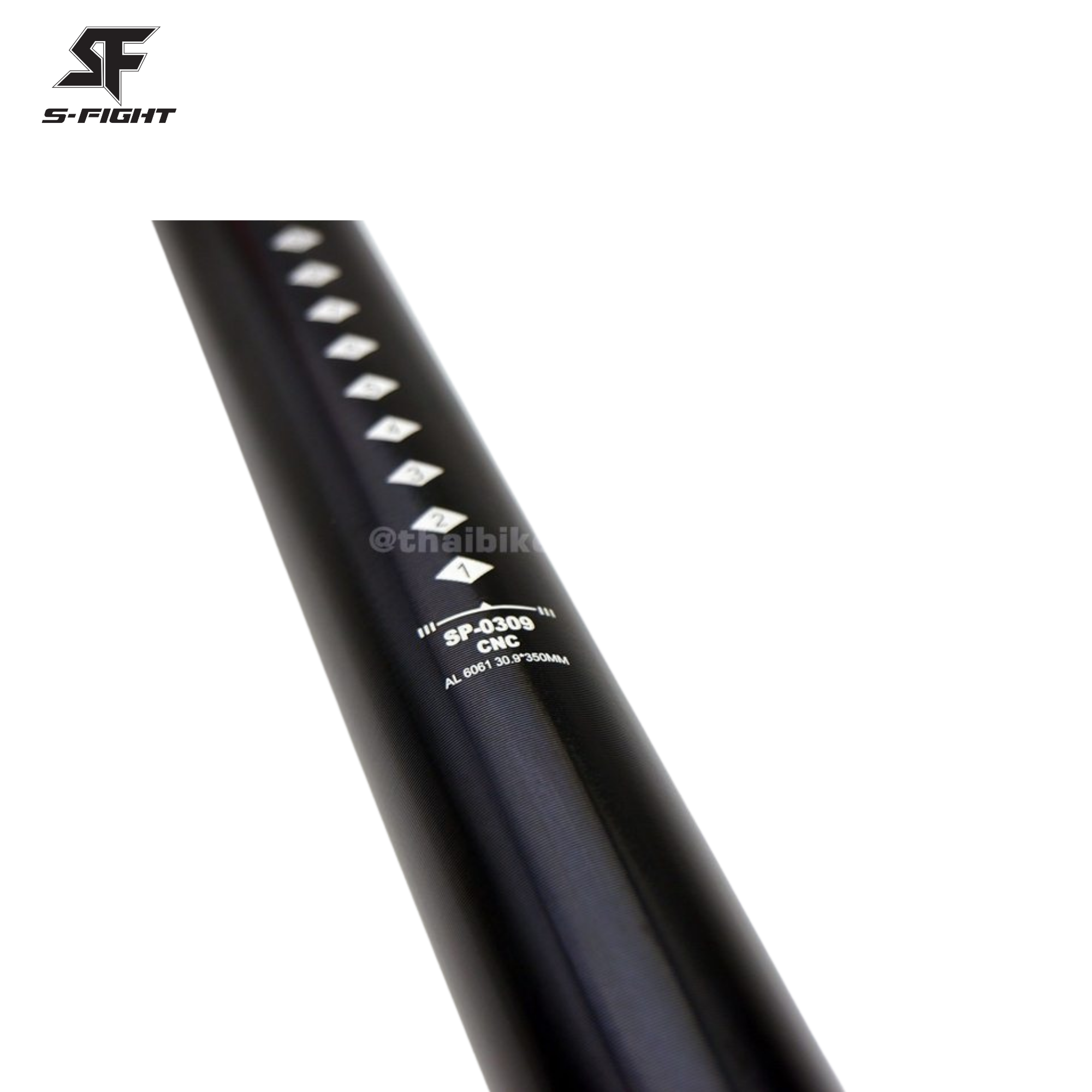 หลักอานตรง S-FIGHT รุ่น SP0309 CNC ALUMINIUM 6061