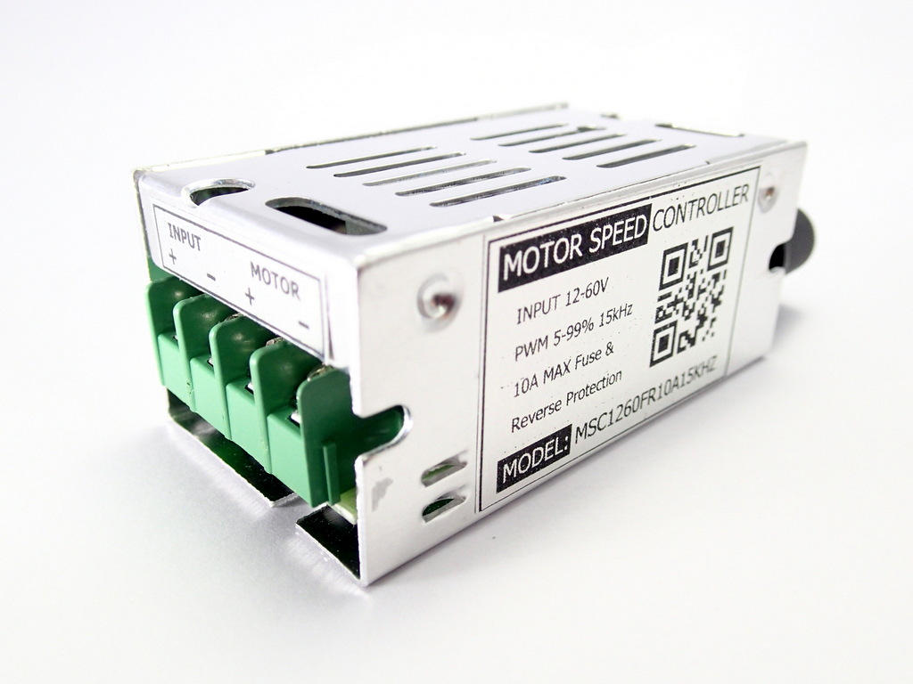 ชุดวงจรควบคุมความเร็วมอเตอร์ DC 15kHz PWM 5-99% 12-60V 10A