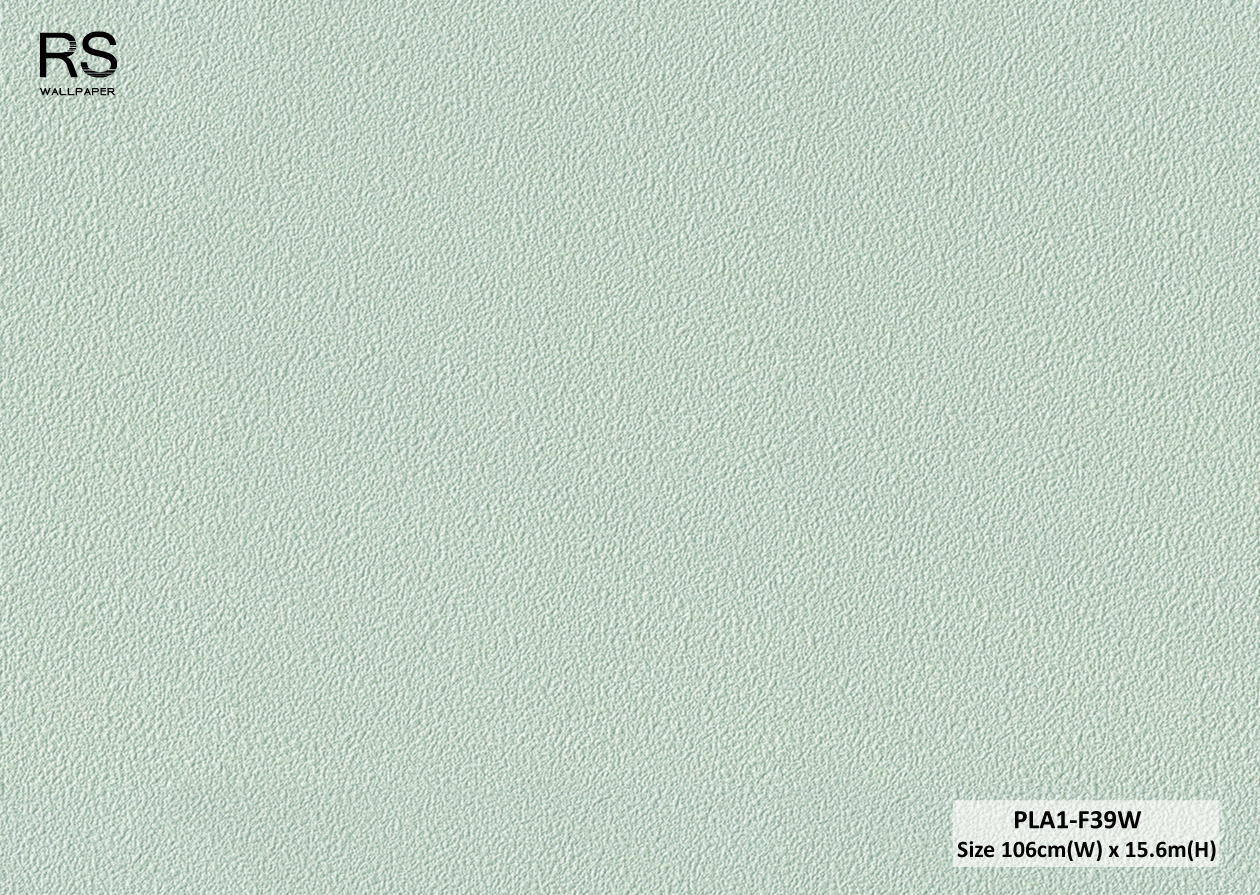 วอลเปเปอร์ สีเขียวมิ้นท์อมเทา PLA1-F39W