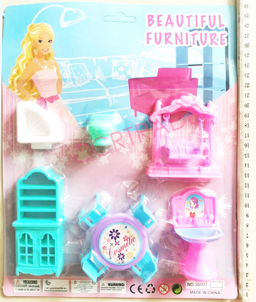 ชุดเฟอร์นิเจอร์เจ้าหญิงแผง 30 ซม.