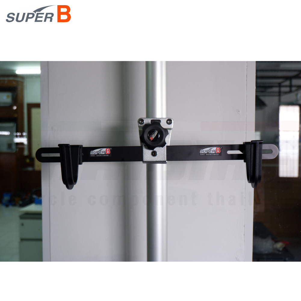 ขาตั้งโชว์จักรยาน แบบสองคัน ขาแขวนจักรยาน พร้อมที่ยึด SUPER B/THAIBIKE