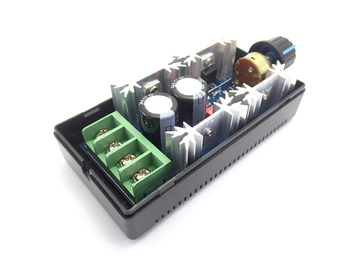 กล่องปรับความเร็วมอเตอร์ DC PWM 10-50V 30A 1000W