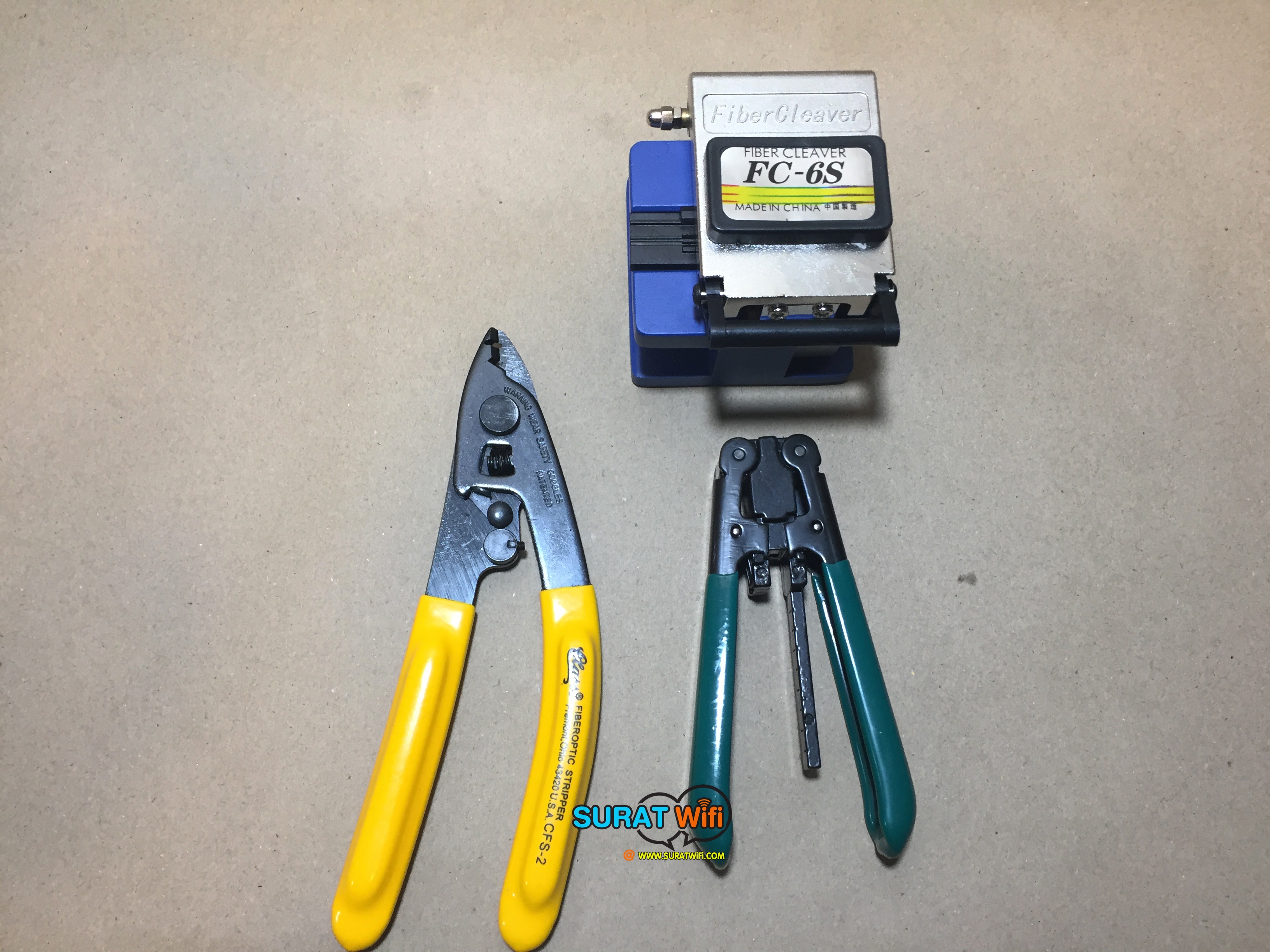Optic Tool kit เครื่องมือเข้าหัวไฟเบอร์ออฟติก FTTx Fiber