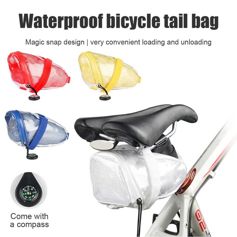 กระเป๋าใต้อานจักรยานกันน้ำ MINIRAK วัสดุ PVC กันน้ำ