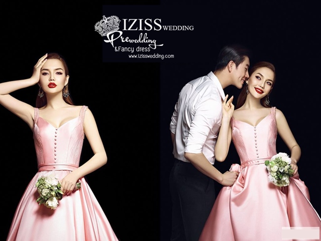 PW406- **พรีออเดอร์**ชุดคู่ถ่ายพรีเวดดิ้ง (prewedding dress) & ชุดแต่งงานแฟนซี (Fancy wedding dress)ชายหญิงสไตล์เจ้าชายเจ้าหญิง "ธีมสีชมพู"