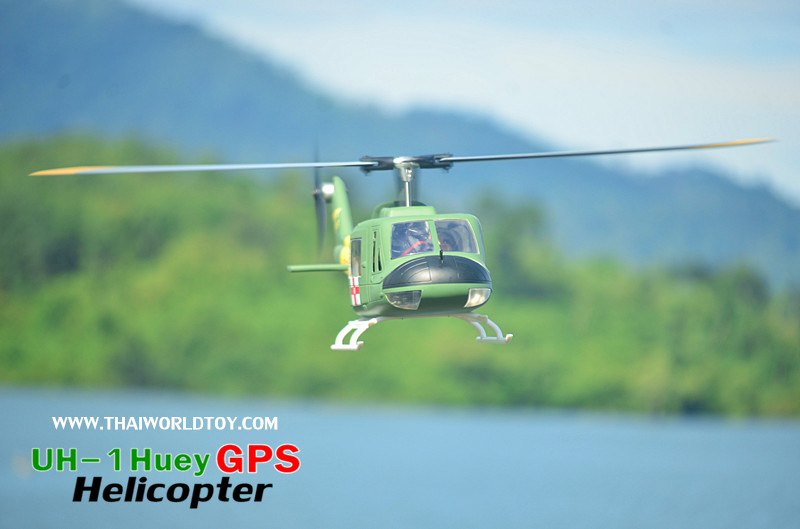 ๊็UH-1 Huey GPS Helicopter 450 FLywing+H1