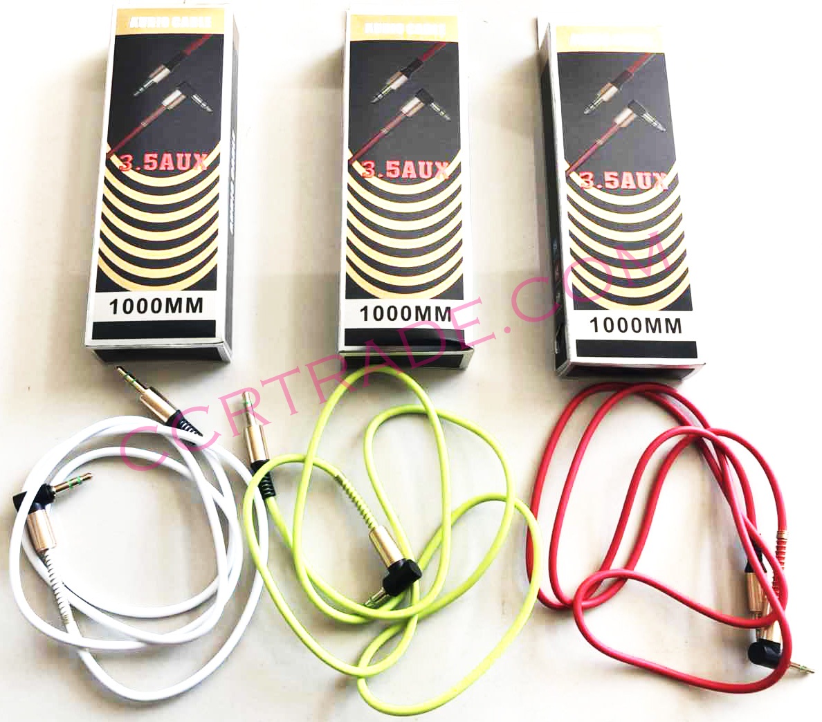 สายต่อลำโพง AUX 1 ม.กล่อง(หัวเล่นเกมส์)