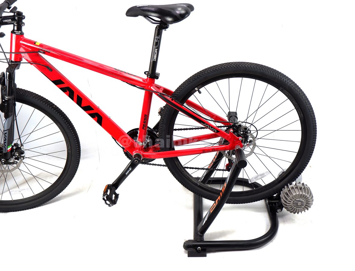 เทรนเนอร์จักรยาน GIYO จับดุมหลัง แบบน้ำมัน ปั่นในบ้าน เสียงเบา รองรับ 16-29 นิ้ว