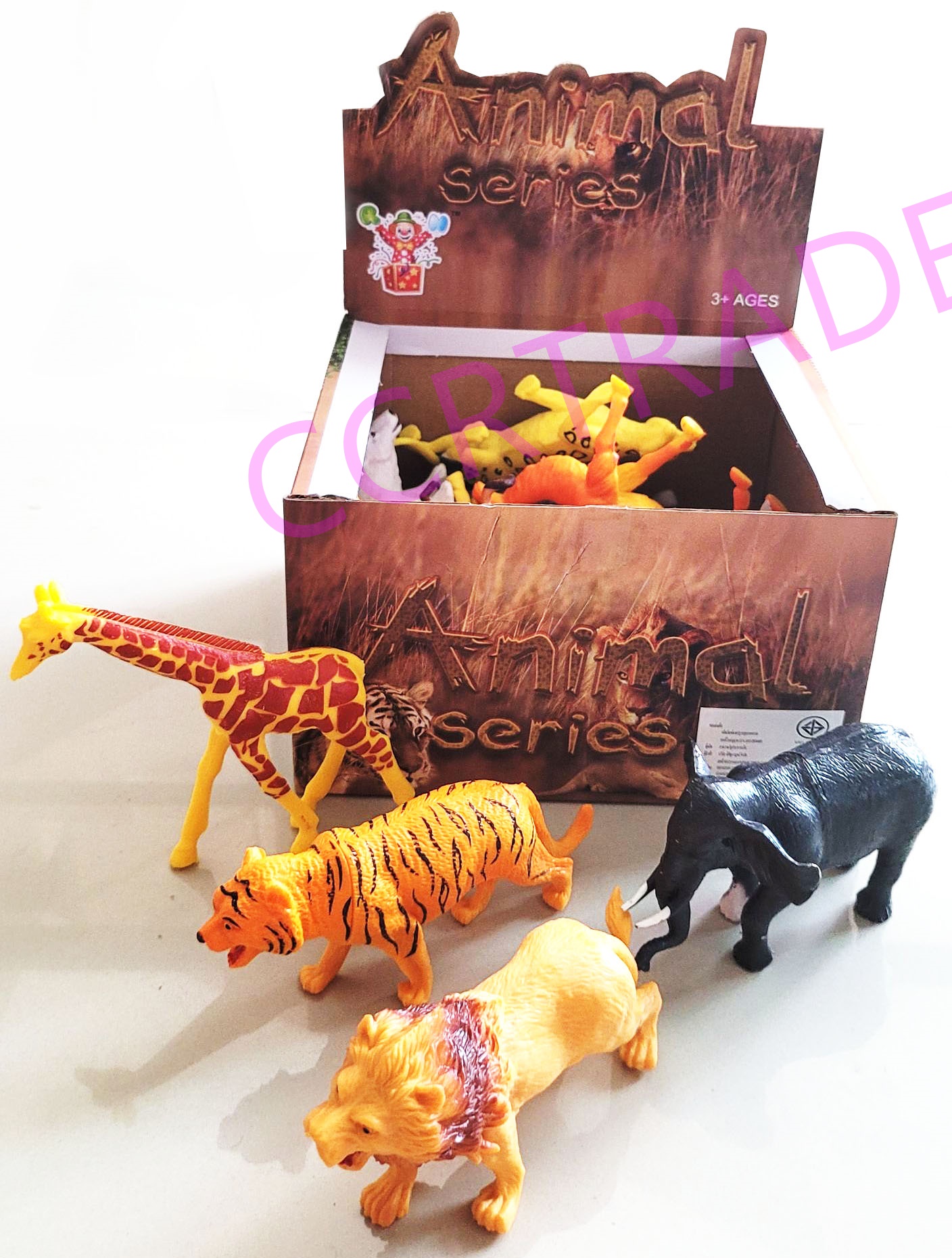 สัตว์ป่าอเมซอนโมเดลกล่อง 20 ซม.