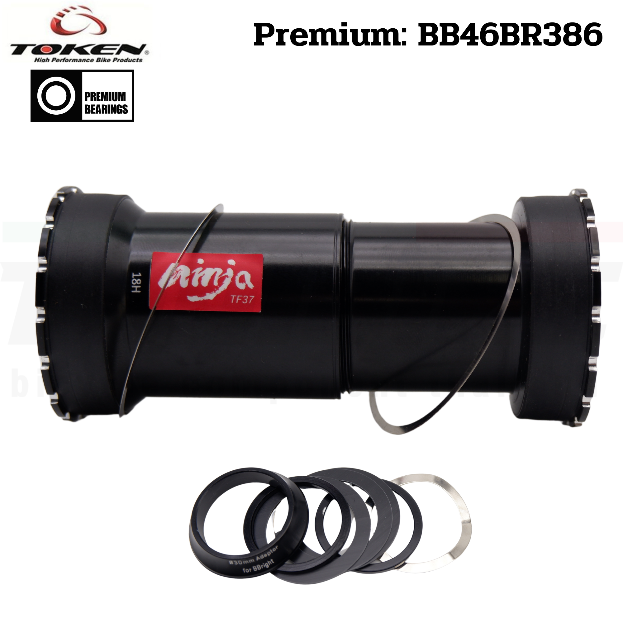 กะโหลกจักรยานเสือหมอบ CERVELO TOKEN CERAMIC TF46BR386 BBright แบริ่ง/เซรามิค TBT: BB46BR386-TBT