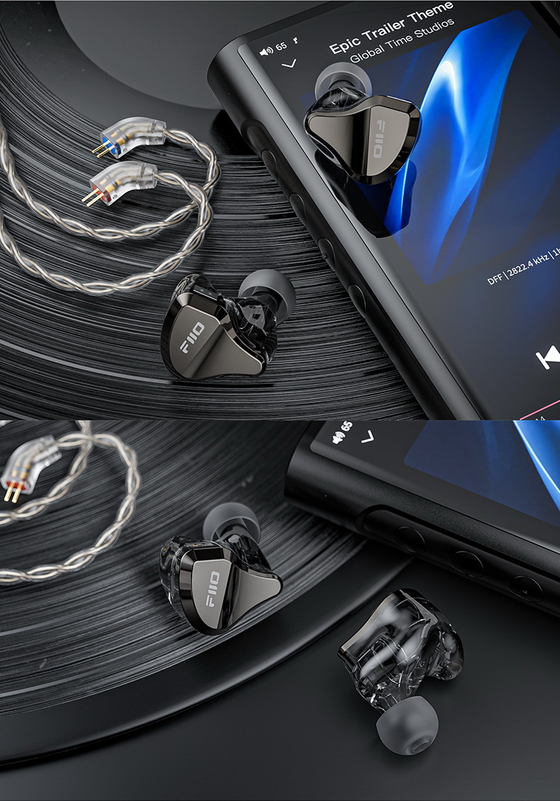 FiiO Jade Audio JH5 หูฟัง IEMs Hybrid 5 ไดรเวอร์ 1DA+4BA รองรับ Hi-Res ประกันศูนย์ไทย