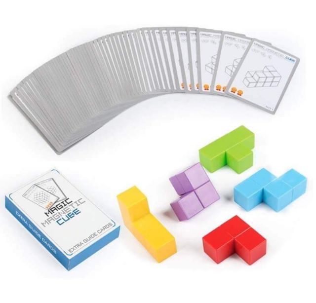 Magic magnetic cube แม่เหล็กตัวต่อทรงลูกบาศก์ พร้อมส่ง