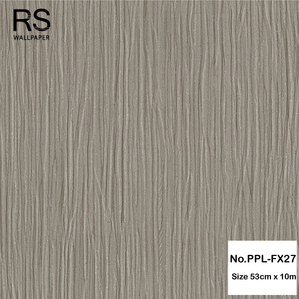 วอลเปเปอร์ สีน้ำตาล มีกากเพชร No.PPL-FX27
