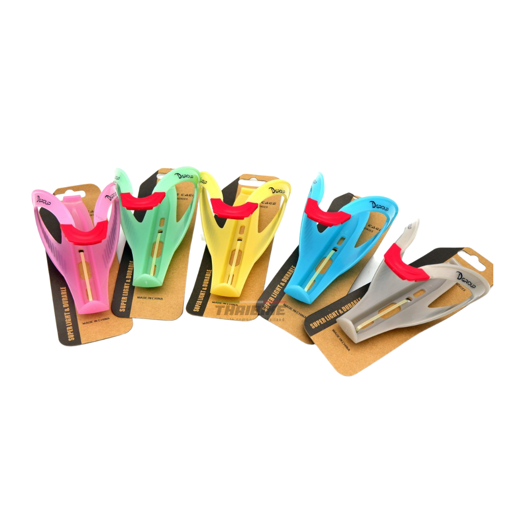 ขาขวดน้ำติดจักรยาน ที่ยึดกระติก D-GROUP แบบสะท้อนแสง