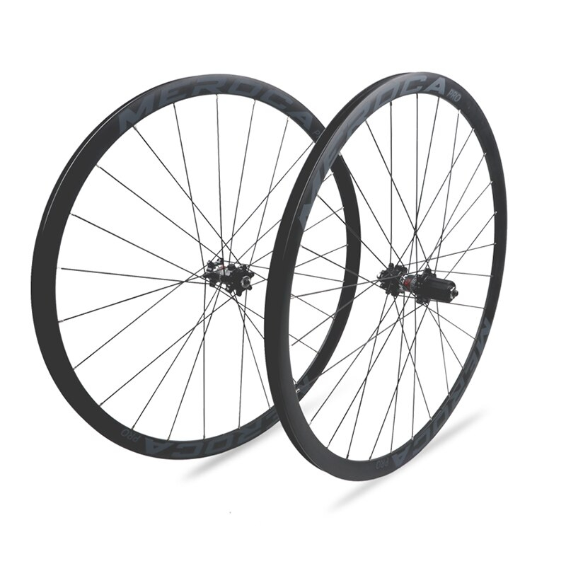 ล้อจักรยานเสือหมอบอลูมิเนียม แบบดิสก์เบรค วีเบรค MEROCA Road Bike Brake Wheels ขอบ 32mm 40mm