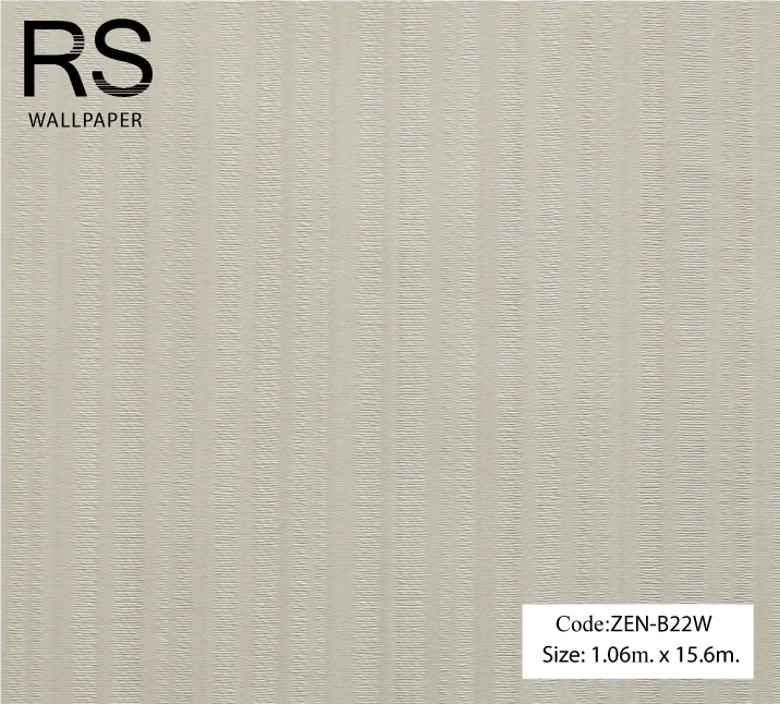 วอลเปเปอร์เทกเจอร์ผ้าเส้นตรงโทนสีเขียวอมฟ้า ZEN-B22W