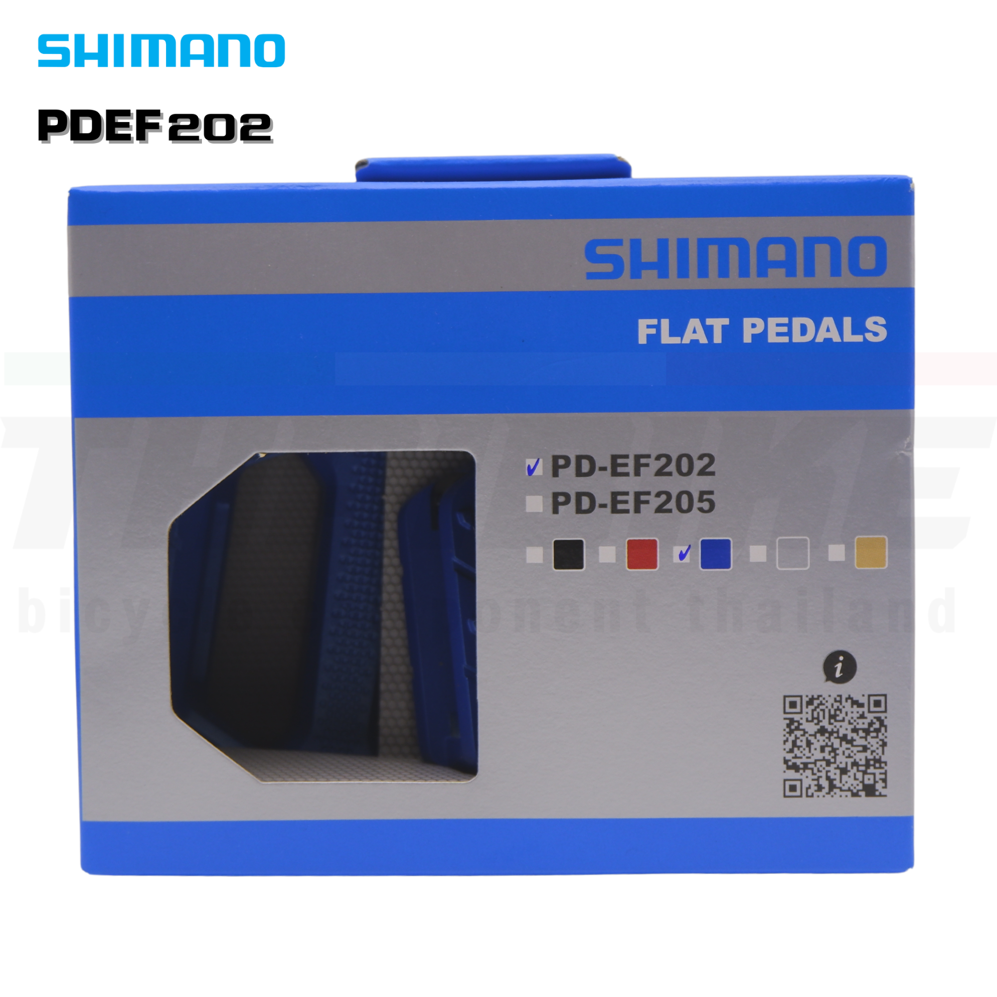 บันไดจักรยานเสือภูเขา เสือหมอบ SHIMANO FLAT, PD-EF202/PD-EF102