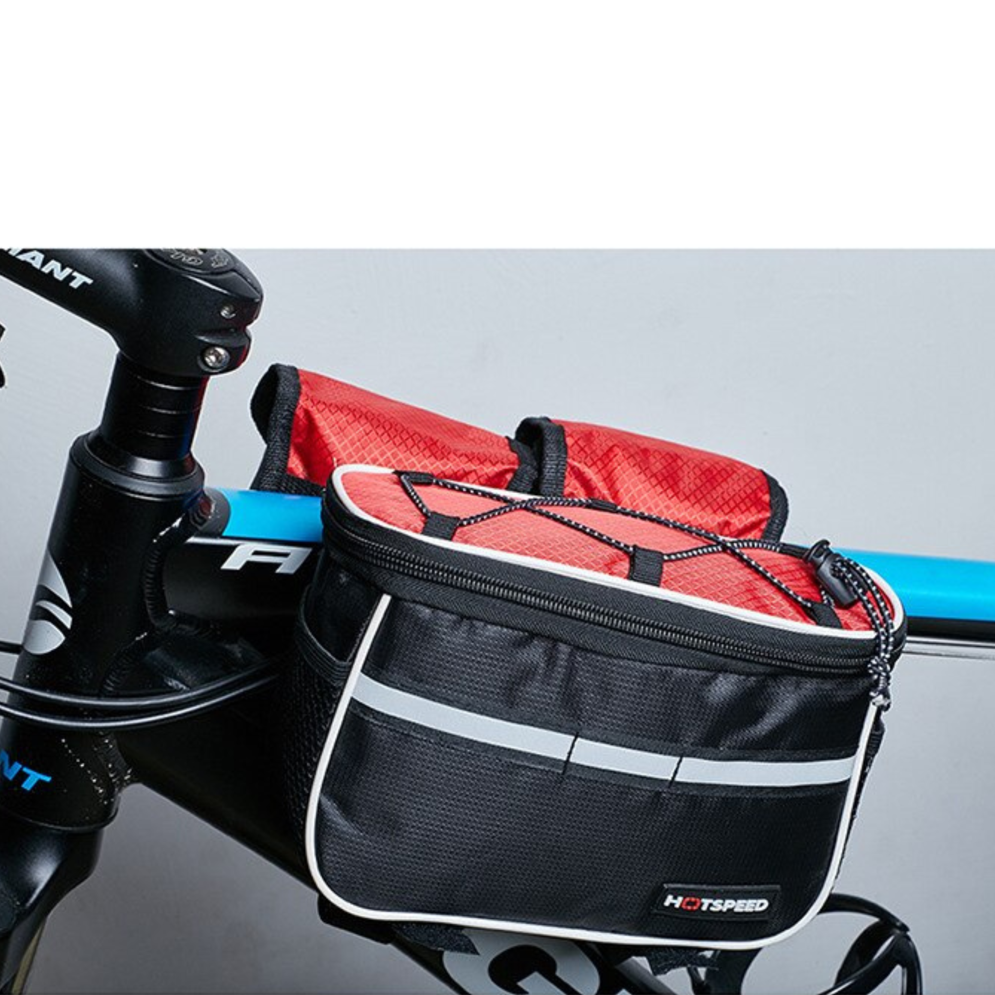 กระเป๋าพาดเฟรมหน้าจักรยานใบใหญ่ 2 ใบ กระเป๋าจักรยาน