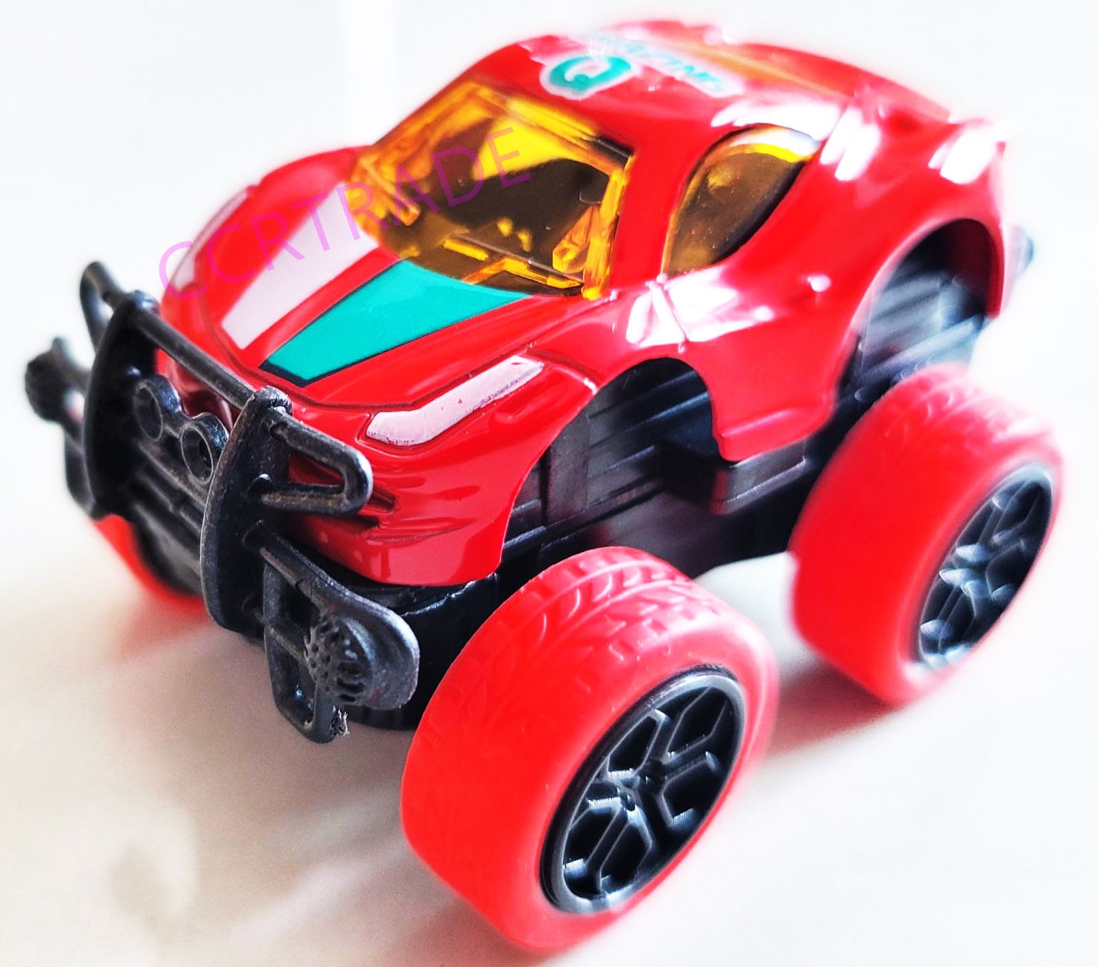 รถเหล็กออฟโร๊ดสีสด มีลานกล่อง 42 ซม.(1x24)