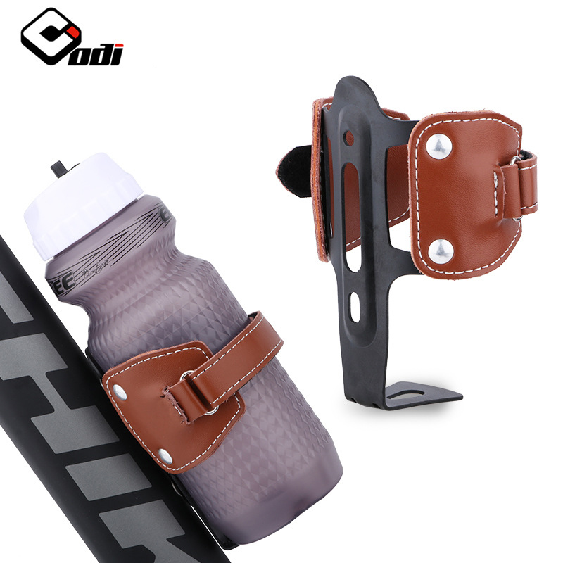 ขาขวดน้ำจักรยานแบบหนัง ODI bicycle retro cowhide water bottle holder