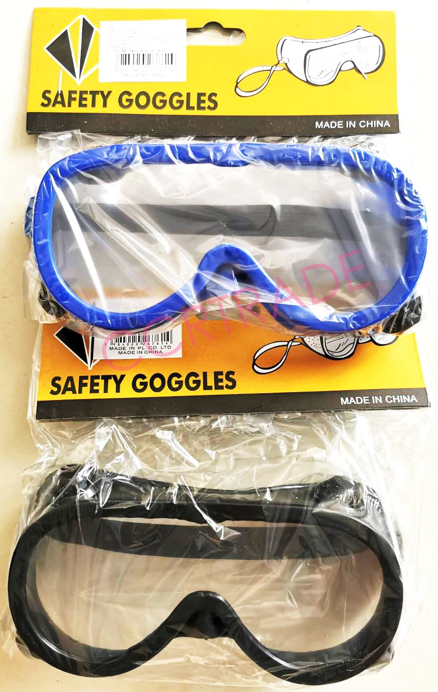 แว่นนิรภัยสีใสแพ็คกล่อง (1x10) 17 ซม.