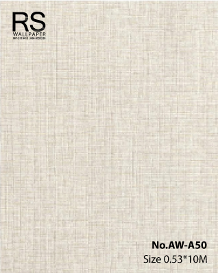 วอลเปเปอร์พื้นสีครีม แทรกลายกระสีน้ำตาล No.AW-A50
