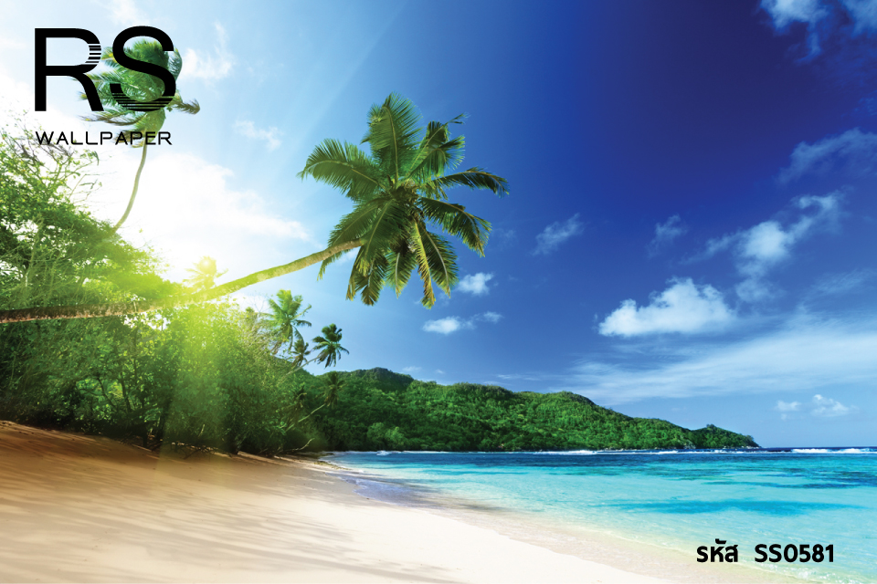 วอลเปเปอร์ วิวทะเล ชายหาดขาว SS0581