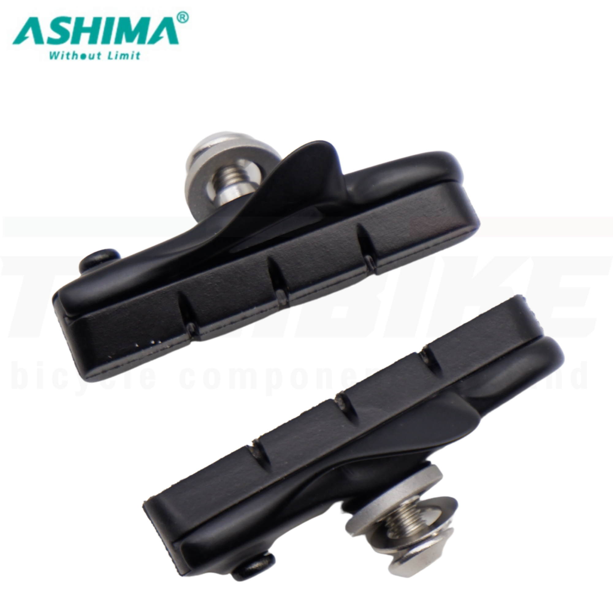 ฝักเบรคจักรยานเสือหมอบพร้อมยาง ASHIMA ARS45CR-P-HU-AL