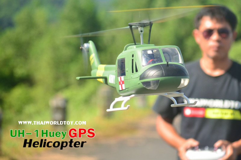 ๊็UH-1 Huey GPS Helicopter 450 FLywing+H1