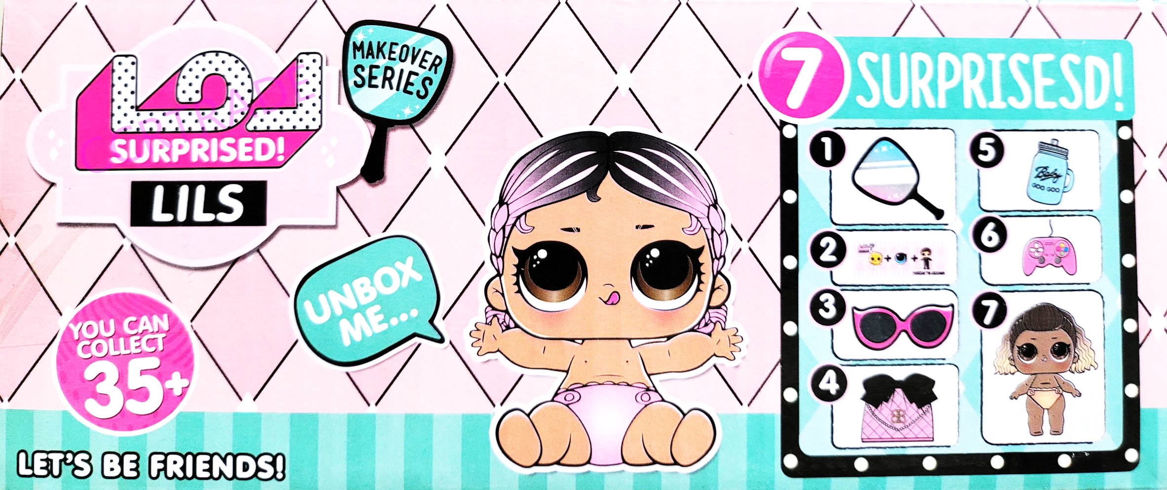 กระป๋องเซอร์ไพร์ส LOL กล่อง 7x15 ซม.(งานห้าง)