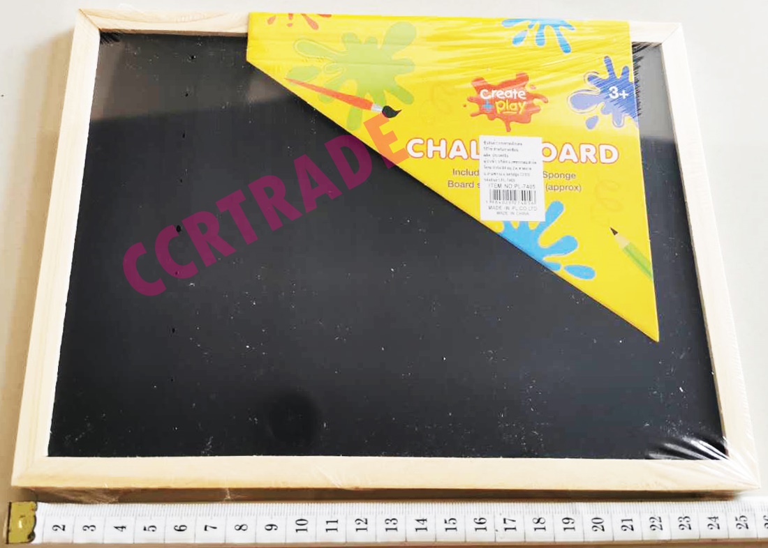กระดานดำขอบไม้แท้ 18x25 ซม.