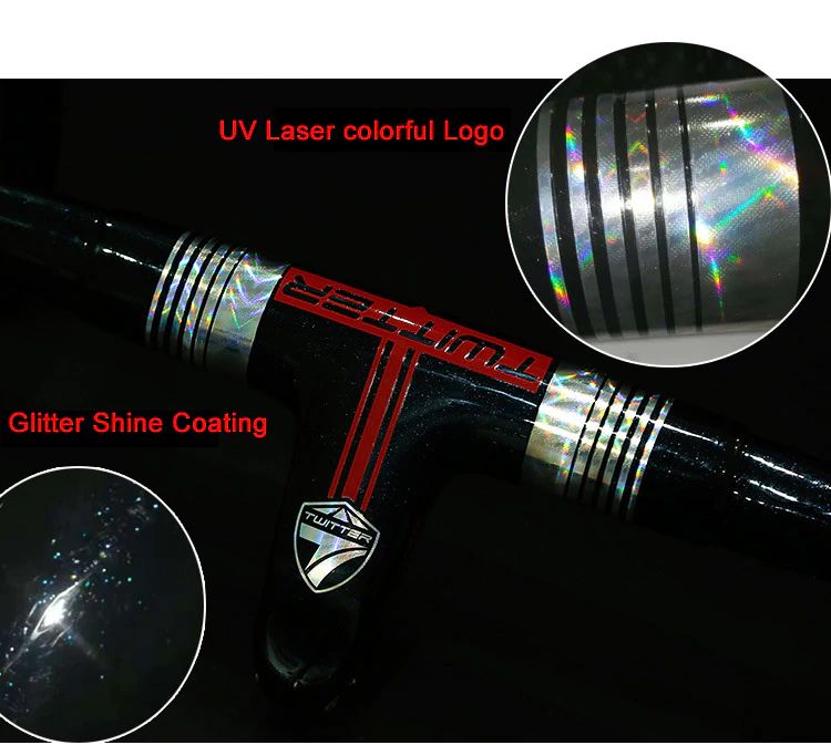 แฮนด์จักรยานเสือหมอบคาร์บอน TW ทวิสเตอร์ integrated Carbon Fiber อินทริเกตุ