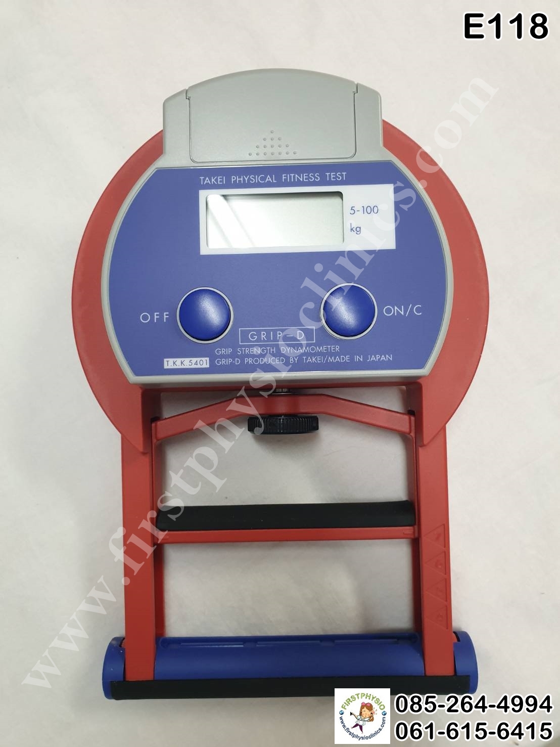 เครื่องวัดแรงบีบมือแบบดิจิตอล/วัดแรงบีบมือแบบดิจิตอล/เครื่องบีบมือแบบดิจิตอล (Hand grip dynamometer Digital)