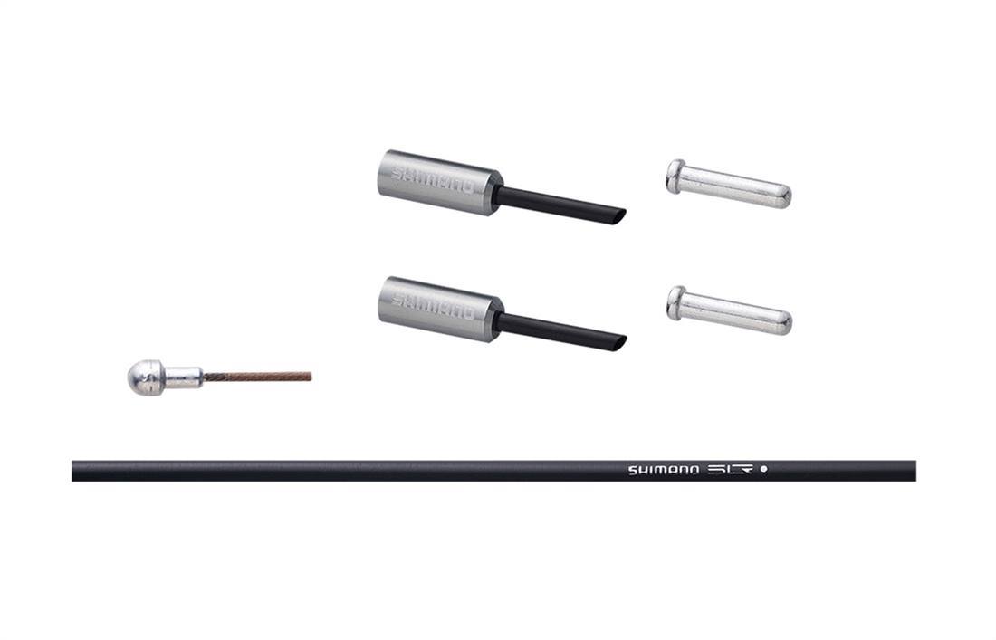 ชุดสายเบรคจักรยานเสือหมอบ SHIMANO BC-9000, Polymer Coated ครบชุดหน้าและหลัง