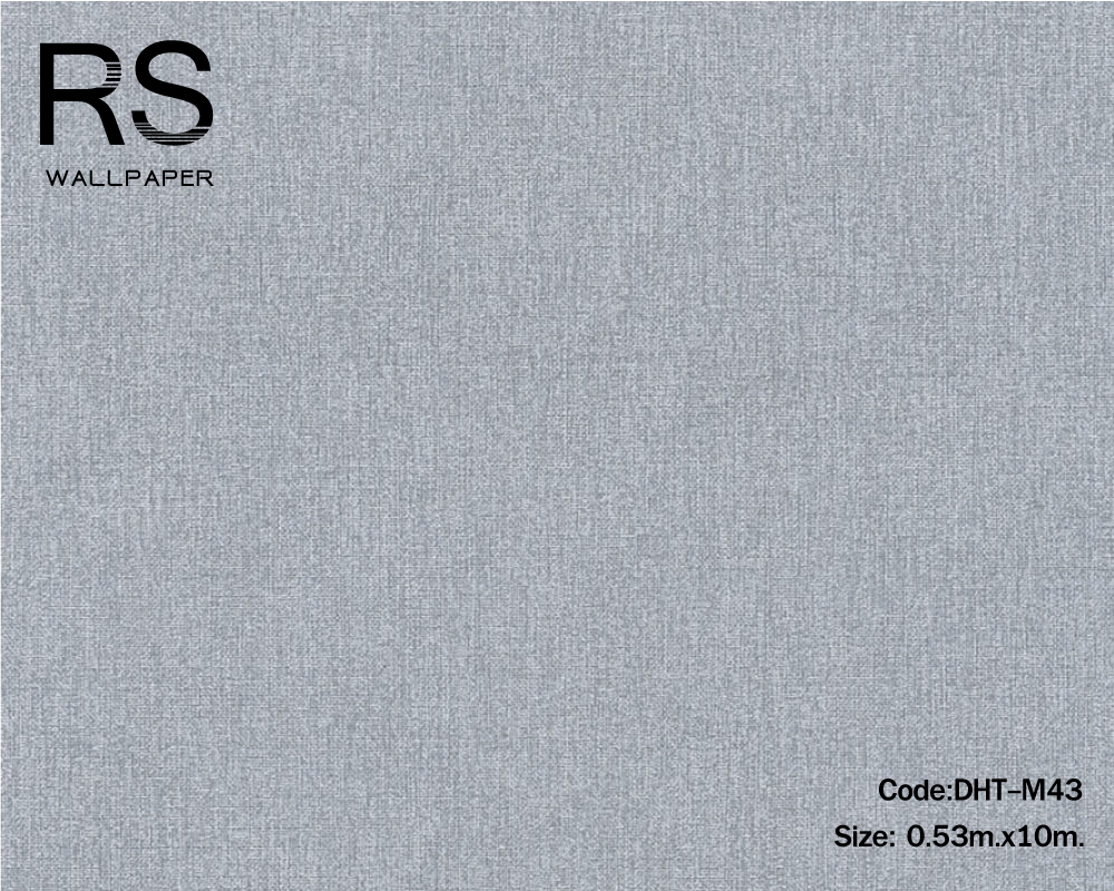 วอลเปเปอร์ ลายผ้า สีเทาสลับขาว DHT-M43