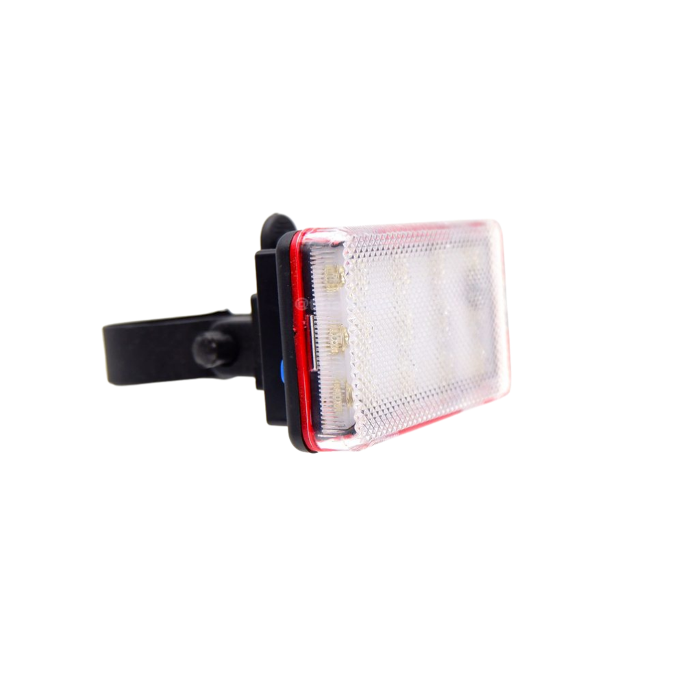 ไฟท้ายจักรยานแบบใช้ถ่าน 12 LED ไฟ3สี